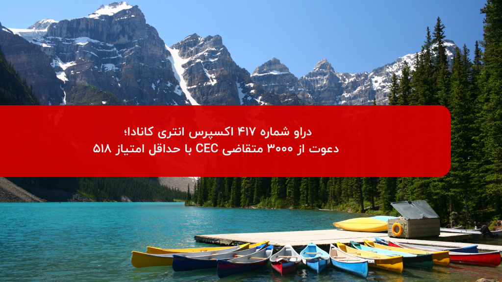 دراو شماره 417 اکسپرس انتری کانادا